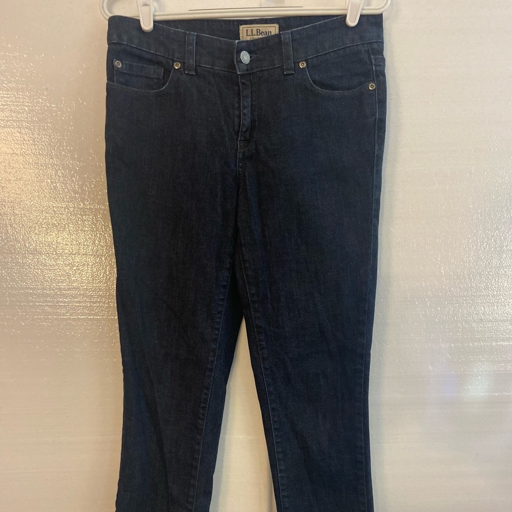LL Bean straight fit size 4 jeans